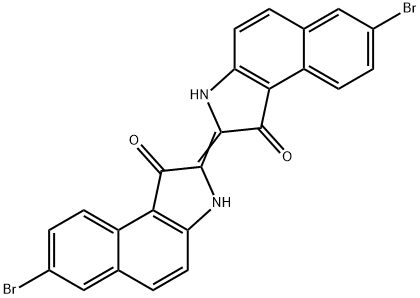 7,7'-Dibromo-Δ2,2'(1H,1'H)-bi[3H-benz[e]indole]-1,1'-dione Struktur