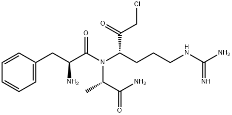 phenylalanyl-alanyl-arginine chloromethyl ketone Struktur