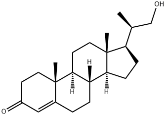 21-Hydroxy-20-methyl-pregn-4-ene-3-one Struktur