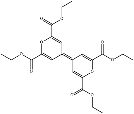 TETRAETHYL DELTA4,4'-BI-4H-PYRAN-2,2',6,6'-TETRACARBOXYLATE Struktur