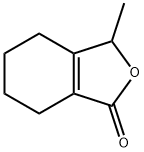 1(3H)-Isobenzofuranone, 4,5,6,7-tetrahydro-3-methyl- Struktur