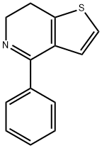 Thieno[3,2-c]pyridine, 6,7-dihydro-4-phenyl- Struktur