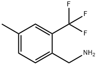 Benzenemethanamine, 4-methyl-2-(trifluoromethyl)- Struktur