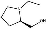 2-Pyrrolidinemethanol, 1-ethyl-, (2R)- Struktur