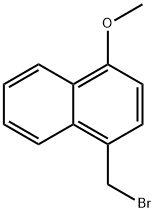 Naphthalene, 1-(bromomethyl)-4-methoxy- Struktur