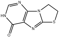 7,8-dihydrothiazole(3,2e)hypoxanthine Struktur