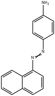 Benzenamine, 4-[2-(1-naphthalenyl)diazenyl]- Struktur