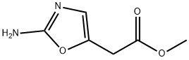 methyl (2-amino-1,3-oxazol-5-yl)acetate Struktur