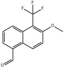 1-Naphthalenecarboxaldehyde, 6-methoxy-5-(trifluoromethyl)-