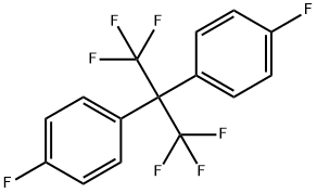 Benzene, 1,1'-[2,2,2-trifluoro-1-(trifluoromethyl)ethylidene]bis[4-fluoro- Struktur