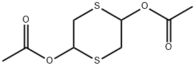 1,4-Dithiane-2,5-diol 2,5-diacetate Struktur