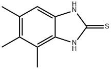 2H-Benzimidazole-2-thione,1,3-dihydro-4,5,6-trimethyl-(9CI) Struktur