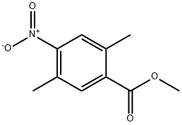 Benzoic acid, 2,5-dimethyl-4-nitro-, methyl ester Struktur