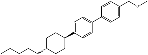 1,1'-Biphenyl,4-(methoxymethyl)-4'-(4-pentylcyclohexyl)-(T) Struktur