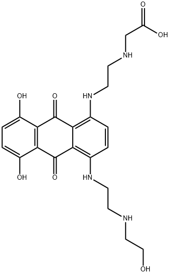 mitoxantrone carboxylic acid Struktur