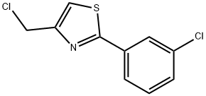 Thiazole, 4-(chloromethyl)-2-(3-chlorophenyl)-