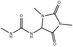 1,3,8-trimethylallantoin Struktur