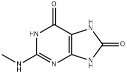 N(2)-methyl-8-oxoguanine Struktur