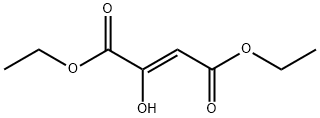 2-Butenedioic acid, 2-hydroxy-, 1,4-diethyl ester, (2Z)- Struktur