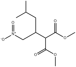 Propanedioic acid, 2-[3-methyl-1-(nitromethyl)butyl]-, 1,3-dimethyl ester