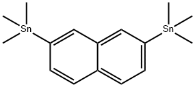 2,7-bis(trimethylstannyl)naphthalene Struktur