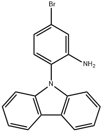 Benzenamine, 5-bromo-2-(9H-carbazol-9-yl)- Struktur