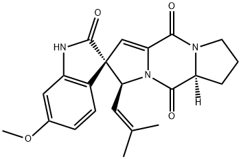 6-Methoxyspirotryprostatin B Struktur