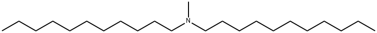 1-Undecanamine, N-methyl-N-undecyl- Struktur