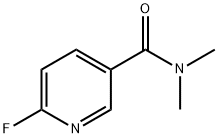 6-Fluoro-N,N-dimethylpyridine-3-carboxamide Struktur