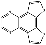 Dithieno[3,2-f:2',3'-h]quinoxaline Struktur