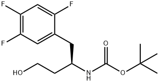 Carbamic acid, N-[(1R)-3-hydroxy-1-[(2,4,5-trifluorophenyl)methyl]propyl]-, 1,1-dimethylethyl ester