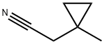 Cyclopropaneacetonitrile, 1-methyl- Struktur