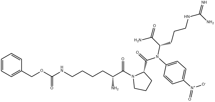 D-Lys(Z)-Pro-Arg-pNA Struktur