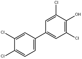 4'-OH-3,3',4,5'-TetraCB Struktur