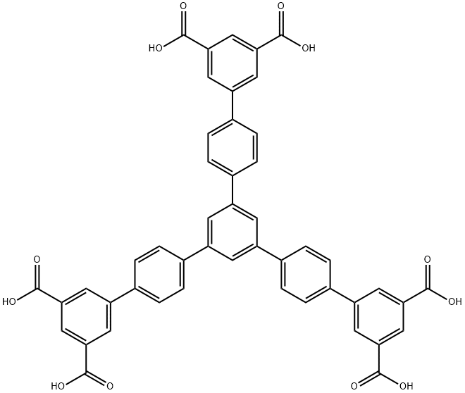 1,3,5-Tris(3,5′-carboxy[1,1′-biphenyl]-4- Struktur