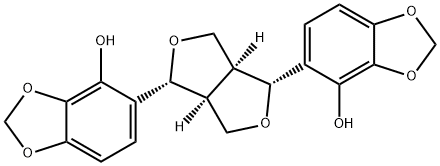 (-)-Sesamin 2,2'-diol Struktur