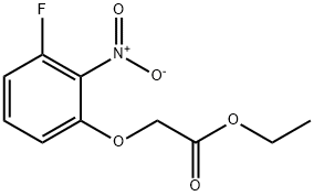 Ethyl 2-(3-fluoro-2-nitrophenoxy)acetate Struktur