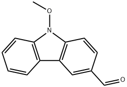 N-Methoxy-3-formylcarbazole Struktur