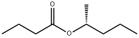 Butanoic acid, (1R)-1-methylbutyl ester Struktur