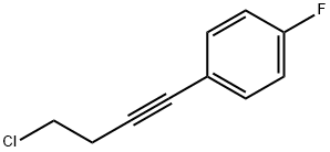 1-(4-Chlorobut-1-yn-1-yl)-4-fluorobenzene Struktur