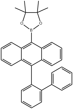 10-(2-biphenyl)-9-Indoleboronic acid pinacol ester Struktur