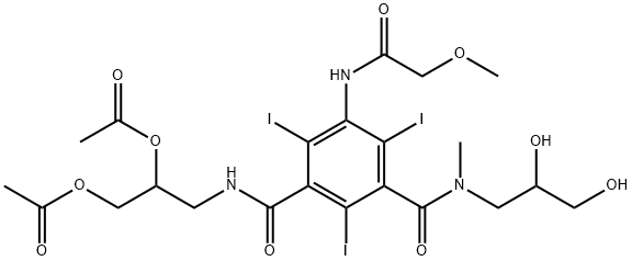 1,3-Benzenedicarboxamide, N3-[2,3-bis(acetyloxy)propyl]-N1-(2,3-dihydroxypropyl)-2,4,6-triiodo-5-[(2-methoxyacetyl)amino]-N1-methyl-