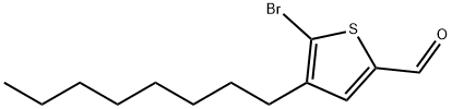 2-Thiophenecarboxaldehyde, 5-bromo-4-octyl- Struktur