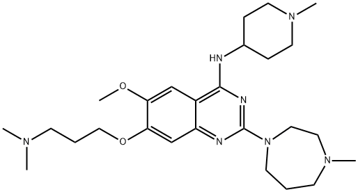 7-[3-(ジメチルアミノ)プロポキシ]-6-メトキシ-2-(4-メチル-1,4-ジアゼパン-1-イル)-N-(1-メチルピペリジン-4-イル)キナゾリン-4-アミン price.