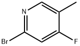 2-Bromo-4-fluoro-5-methylpyridine Struktur