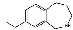 1,4-benzoxazepine-7-methanol, 2,3,4,5-tetrahydro- Struktur