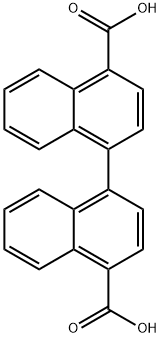 [1,1'-Binaphthalene]-4,4'-dicarboxylic acid Struktur