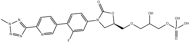 Tedizolid phosphate impurity Struktur