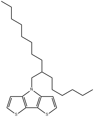 4-(2-Hexyldecyl)-4H-dithieno[3,2-b:2',3'-d]pyrrole Struktur