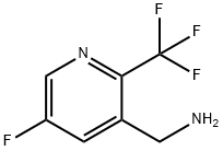 3-Pyridinemethanamine, 5-fluoro-2-(trifluoromethyl)- Struktur